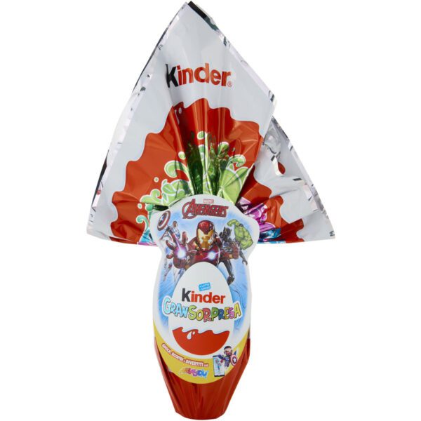 UOVO DI PASQUA AVENGERS MARVEL KINDER FERRERO 150 GR