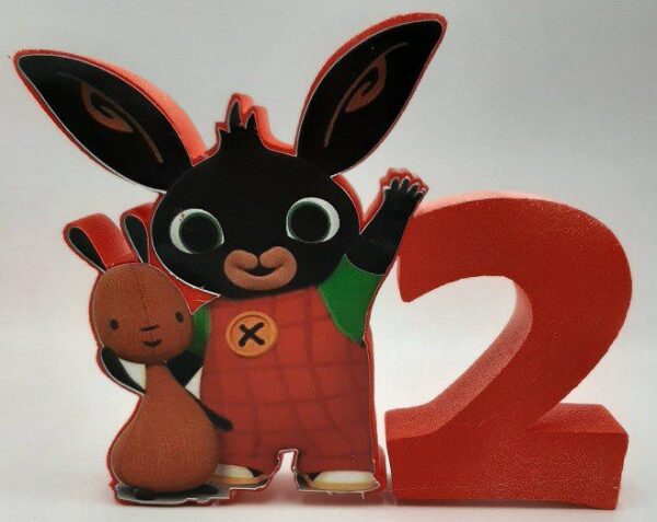 SAGOMA IN POLISTIROLO BING CON NUMERO PERSONALIZZATO - immagine 3