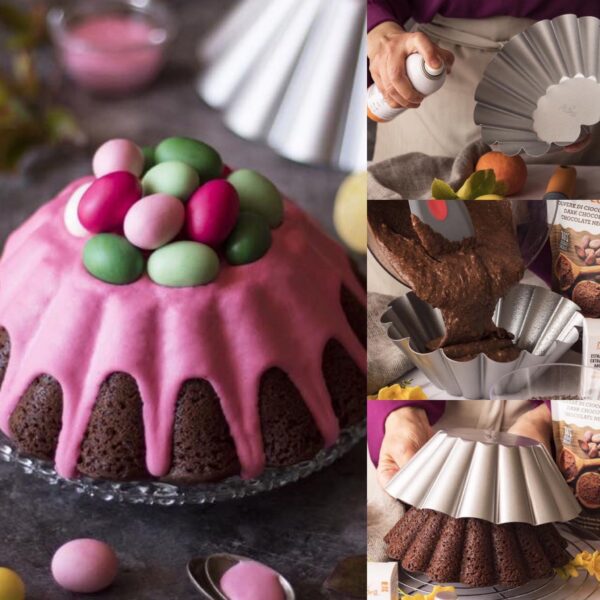 Stampo antiaderente Babà – Budino Grande 24 cm - immagine 2
