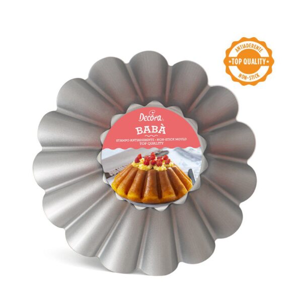 Stampo antiaderente Babà – Budino Grande 24 cm - immagine 3