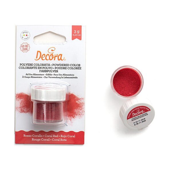 Colorante in polvere Rosso Decora