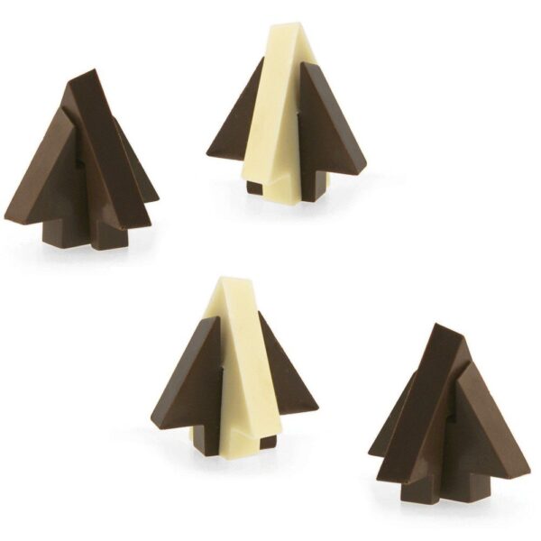 STAMPO CIOCCOLATTINO ABETE AD INCASTRO DECORA - immagine 2