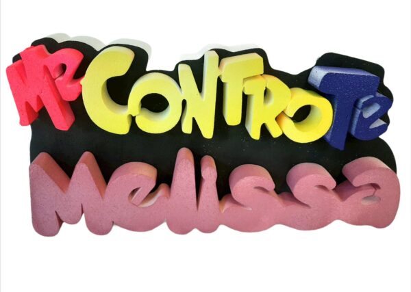 New Sagoma in polistirolo con Logo Me Contro Te e nome personalizzato