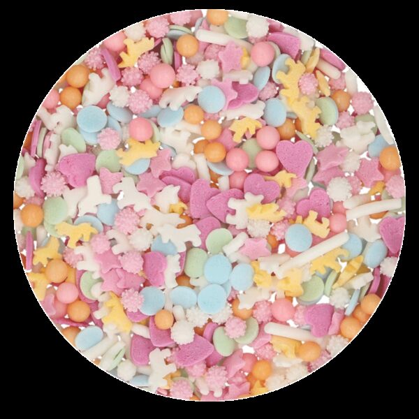Zuccherini Decorativi Sprinkles Medley Pastello Unicorno
