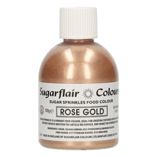 Zuccherini Decorativi Sprinkles Rosa Gold