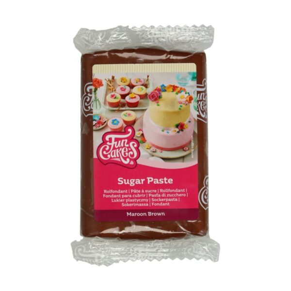 PASTA DI ZUCCHERO MARRONE 250Gr FUNCAKES