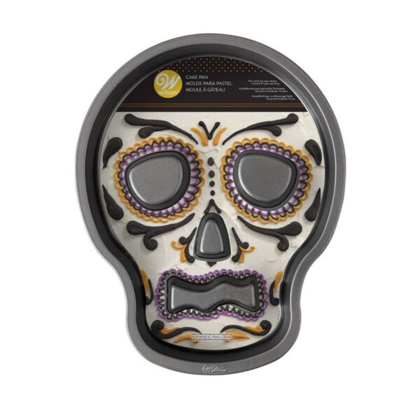 STAMPO ANTIADERENTE TESCHIO HALLOWEEN CON PARTICOLARI