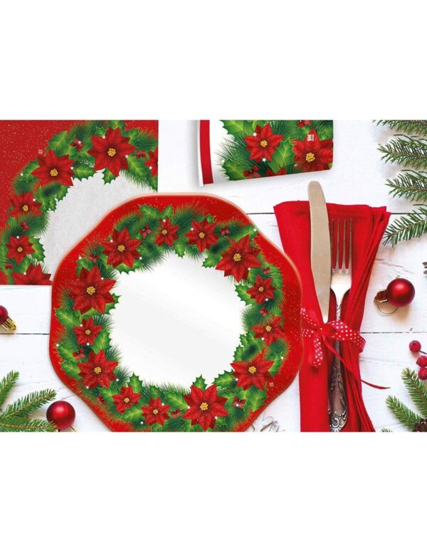 KIT 8 OSPITI CHRISTMAS TIME COORDINATO TAVOLA NATALE