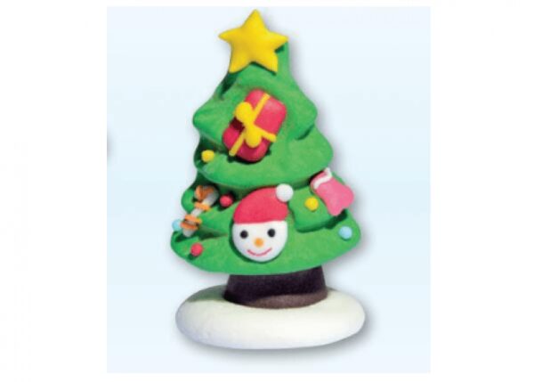 ALBERO DI NATALE IN ZUCCHERO  CON DECORAZIONI SENZA GLUTINE
