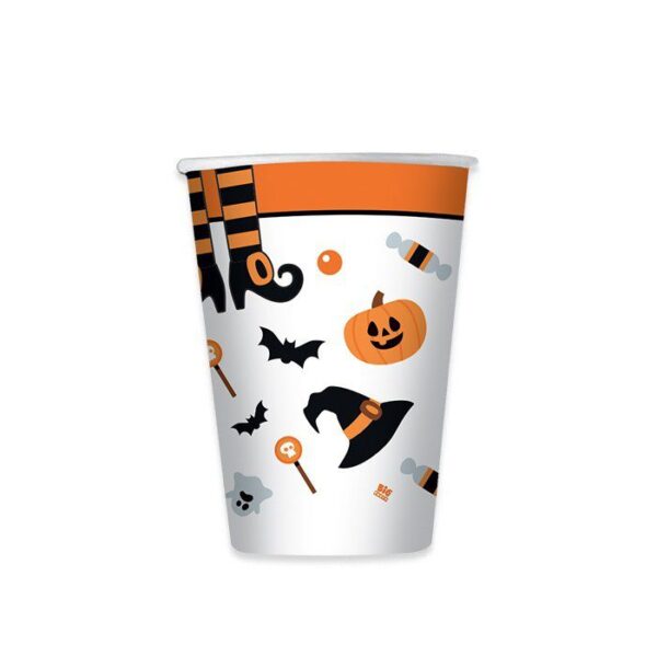COORDINATO TAVOLA HAPPY  HALLOWEEN 16 OSPITI CON 3  PALLONI PUNCHBALL - immagine 5