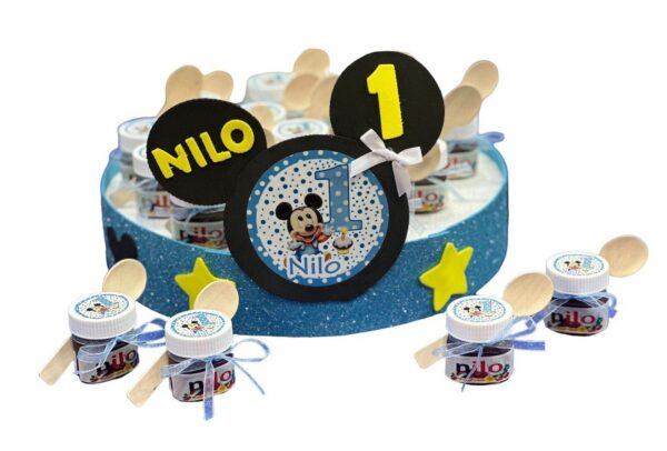 Kit Nutelline Masha e Orso con Doppio Bollino e Base Personalizzata - immagine 3