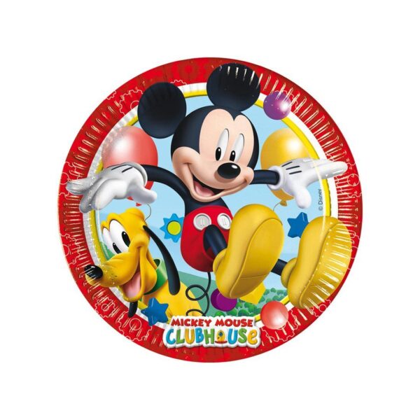 8 Piatti Cm 18 "La Casa Di Topolino" - immagine 2