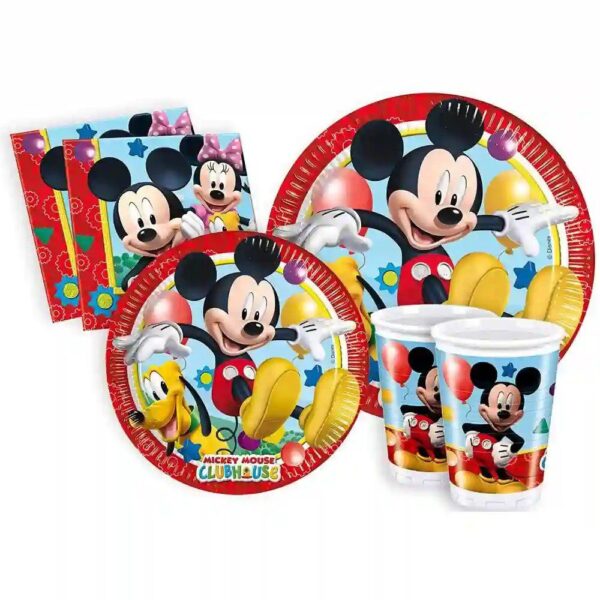 8 Piatti Cm 18 "La Casa Di Topolino"