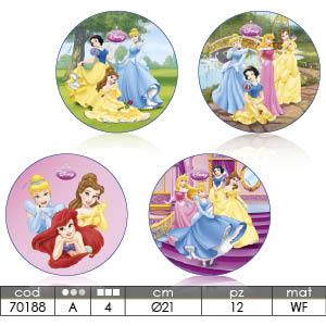 Cialda per torte Principesse disney