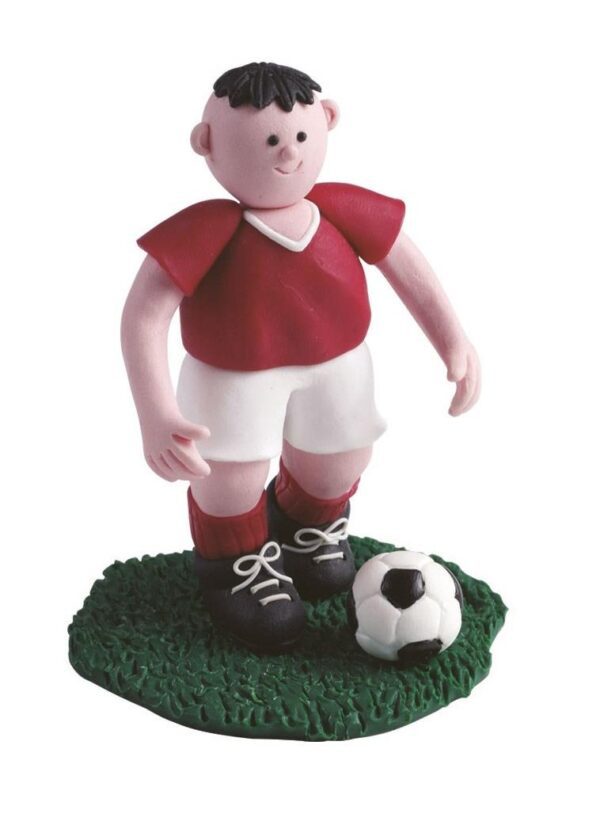 DECORAZIONE PER TORTA CALCIATORE CAKE TOPPER