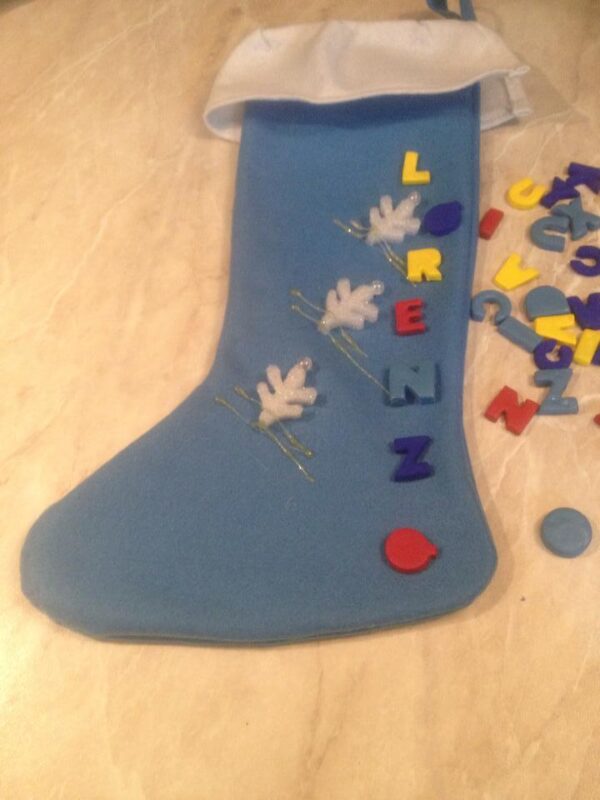 CALZA BEFANA PERSONALIZZATA 1