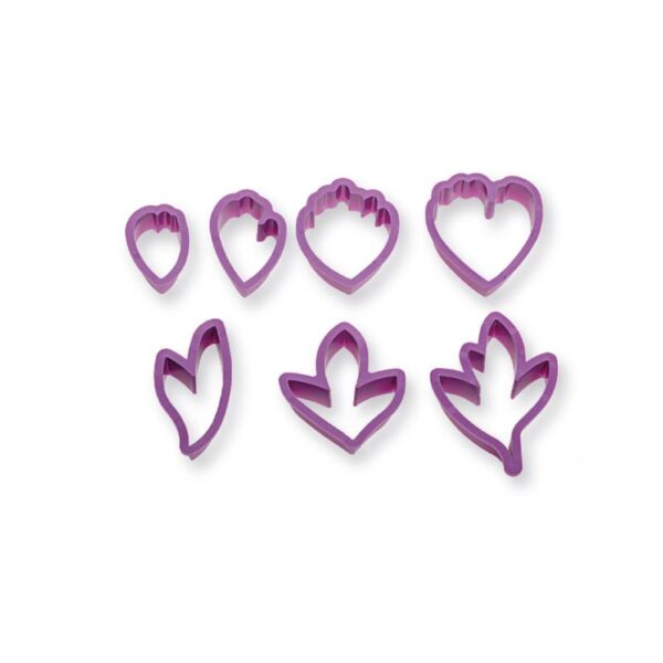 KIT 7 TAGLIAPASTA PEONIA C/FOGLIE