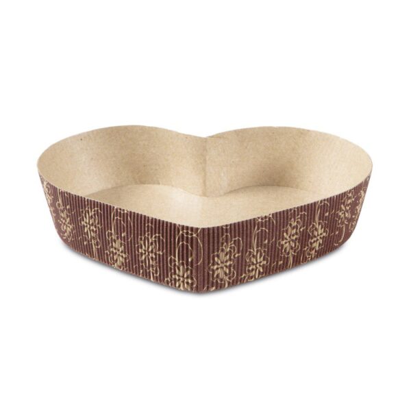 STAMPO MONOUSO IN CARTA FORMA CUORE HEART SET 4 PZ