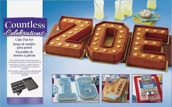 Teglia Lettere e Numeri Wilton Stampo per Torte - immagine 5