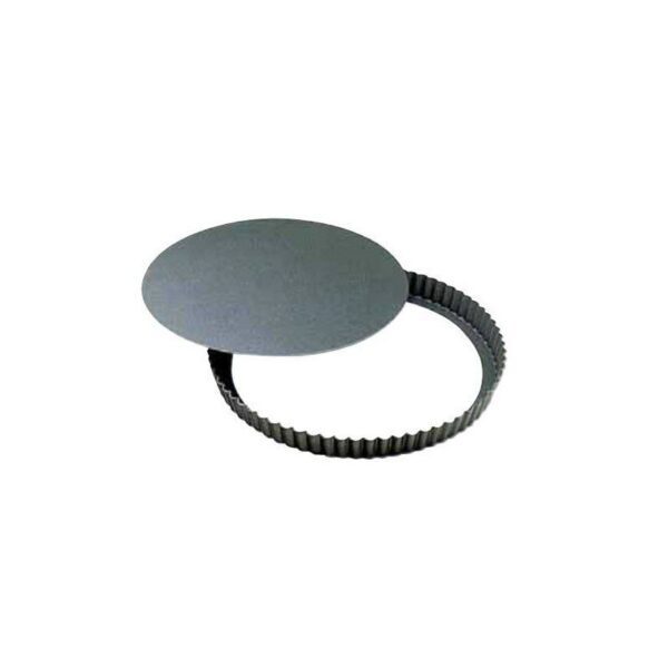 DECORA TEGLIA CROSTATA DIAMETRO CM 30 FONDO MOBILE IN ACCIAIO ANTIADERENTE CON GRIGLIA TAGLIAPASTA IN PLASTICA - immagine 2