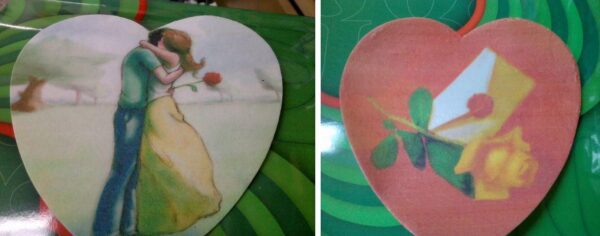 Cialda per Torte  "San Valentino"