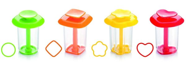 Tescoma Presto Foodstyle Forma Stuzzichini A Strati Presto 4 Forme, Plastica, Multicolre, 10.5X7.5X15 Cm - immagine 2