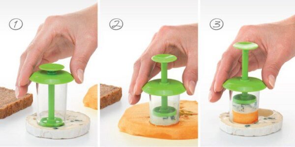 Tescoma Presto Foodstyle Forma Stuzzichini A Strati Presto 4 Forme, Plastica, Multicolre, 10.5X7.5X15 Cm - immagine 3