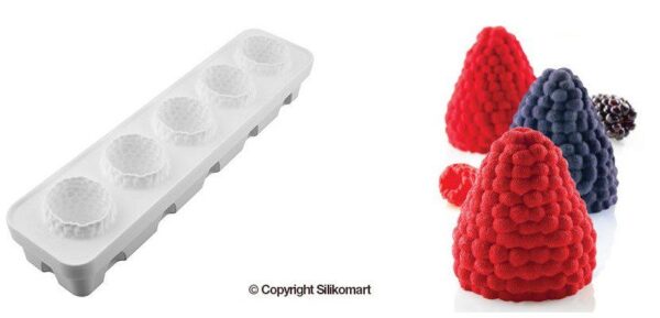 Stampo in silicone Mora & Lampone  di Silikomart Professional