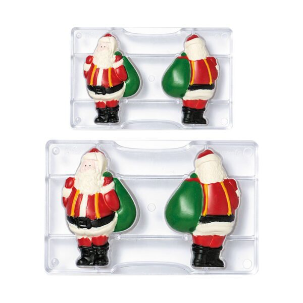 STAMPO IN POLICARBONATO BABBO NATALE PER CIOCCOLATO 99X150mm DECORA