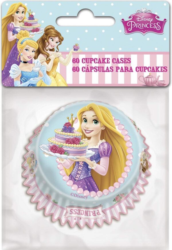 60 PIROTTINI PER CUPCAKES PRINCIPESSE DISNEY
