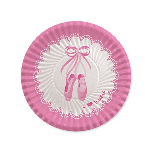 8 Piatti Cm 18 Ballerina I Love Ballet