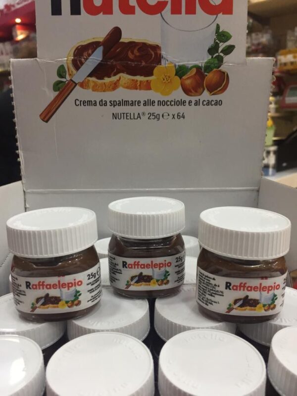 20 BARATTOLINI gr 25 NUTELLA CON BOLLINO PERSONALIZZATO - immagine 2