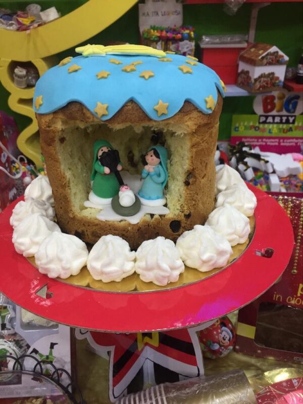 KIT PER PANETTONE DECORATO NOTTE DI NATALE - immagine 3