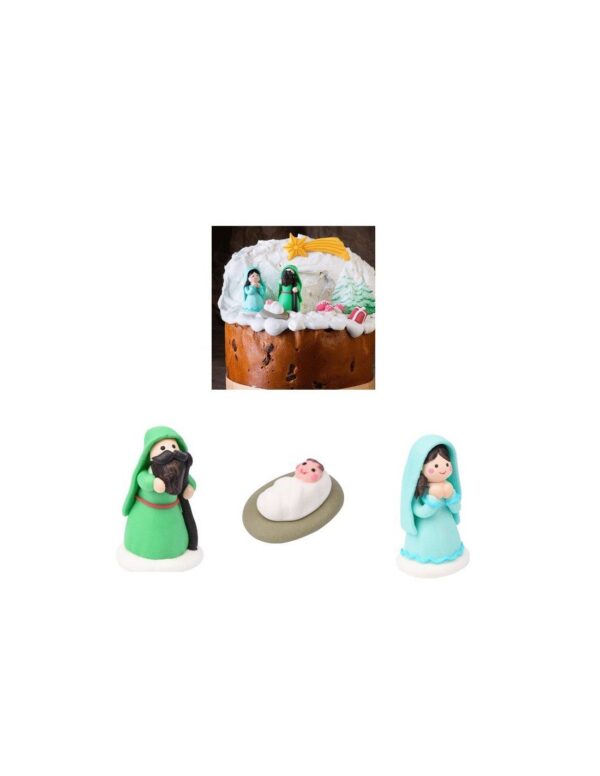 KIT PER PANETTONE DECORATO NOTTE DI NATALE - immagine 6