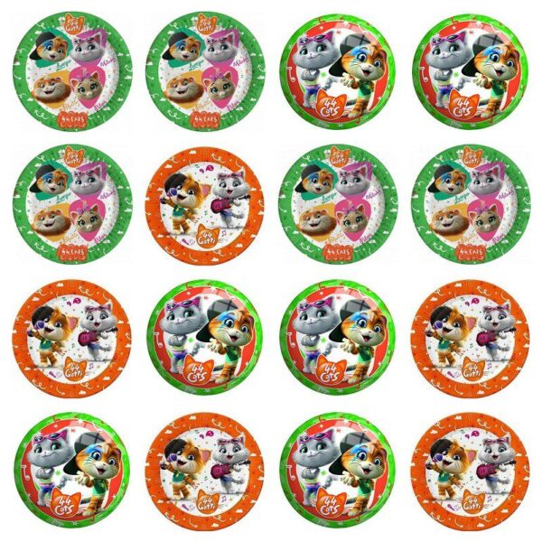 CIALDA SU ZUCCHERO 44 GATTI 16 IMPRONTE PER BISCOTTI CUPCAKES