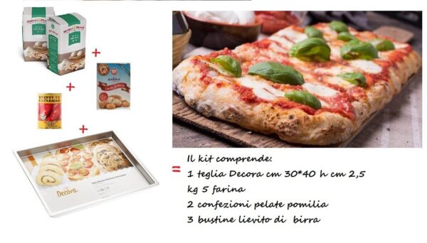 KIT PIZZA "IO RESTO A CASA"
