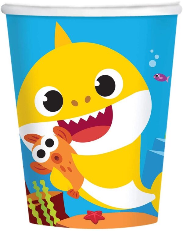 8 Piatti cm 23 Baby Shark - immagine 3
