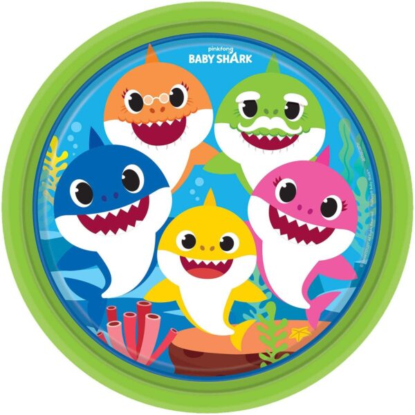8 Piatti cm 23 Baby Shark - immagine 2