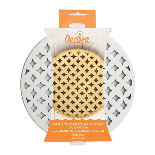 GRIGLIA TAGLIAPASTA ARABESQUE 30 CM PER CROSTATE DECORA