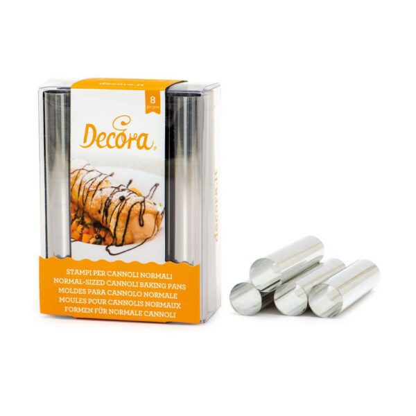 Set 8 Stampi Cannoli Decora