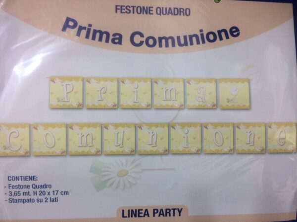 Festone Quadro Prima Comunione - immagine 2