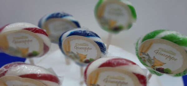 20 LECCA LECCA  LA MIA PRIMA COMUNINE CON ALZATA E BOLLINO PERSONALIZZATO - immagine 3