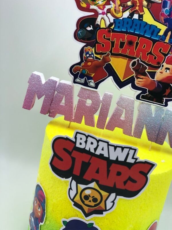 TORTA SCENOGRAFICA BRAWL STARS CON NOME PERSONALIZZATO - immagine 2