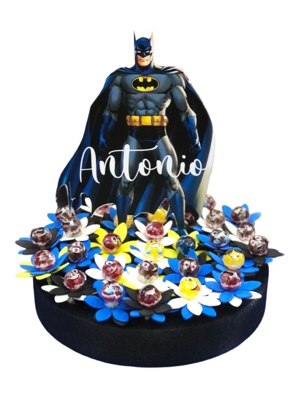 BASE BATMAN CHUPA CHUPS FIORE PERSONALIZZATO