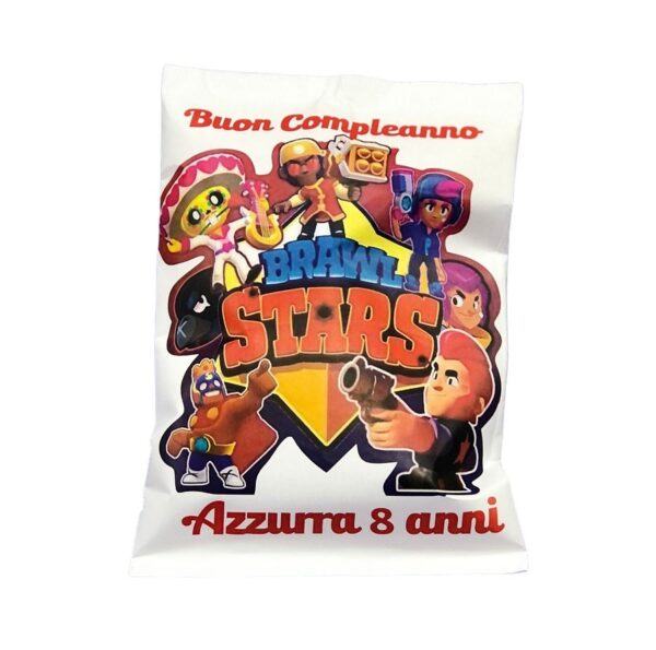 10 BUSTINE DI PATATINE BRAWL STARS PERSONALIZZATE