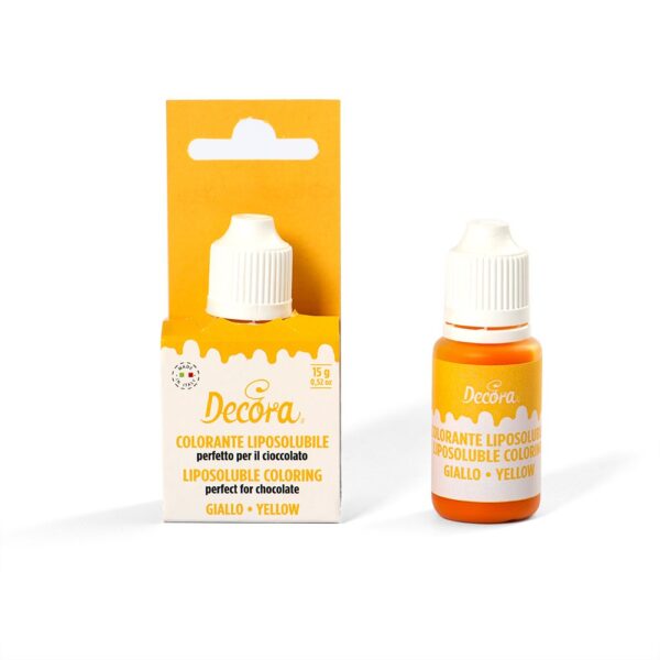 COLORANTE LIPOSOLUBILE DA 15 GR GIALLO LIQUIDO