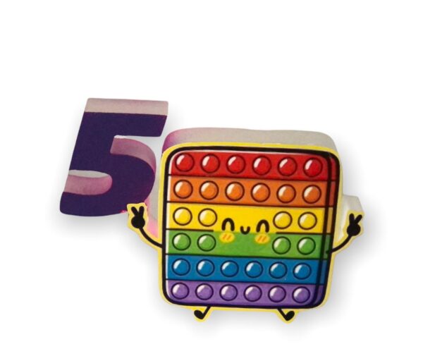SAGOMA POP IT IN POLISTIROLO  CON NUMERO PERSONALIZZATO