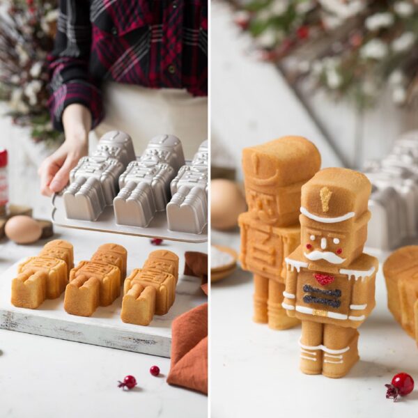 Stampo Schiaccianoci Natale - immagine 2