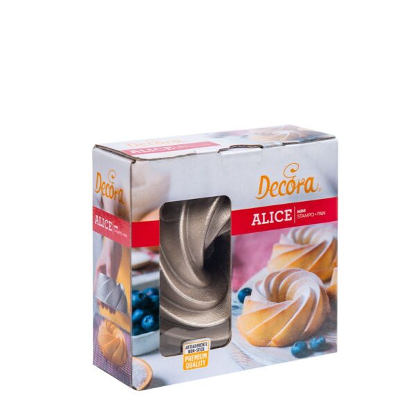 STAMPO MINI ALICE Ø 10 X 5 H CM IN ALLUMINIO PRESSOFUSO