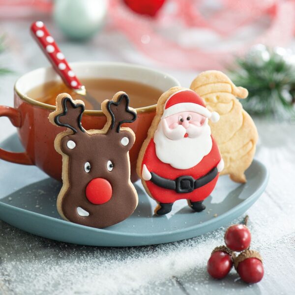 Set 2 Tagliapasta Babbo Natale e Renna